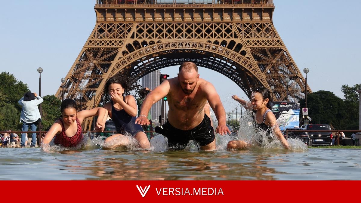 Francia registra 40 ahogados y avanza el cierre de la torre Eiffel y el Louvre por el calor