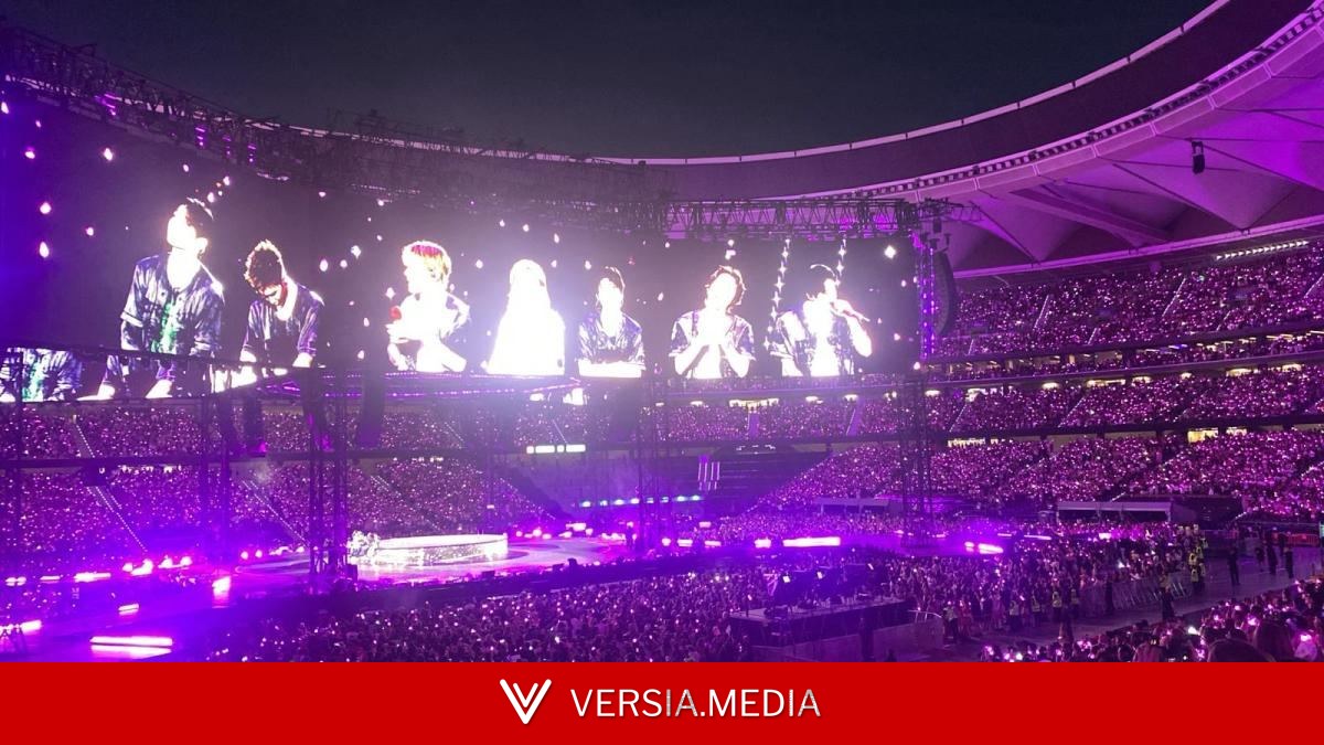 BTS, emblema del K-pop, desembarca en Madrid ante un Metropolitano entregado