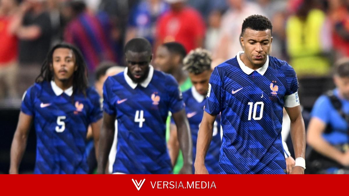 Las notas de Francia en la semifinal contra España
